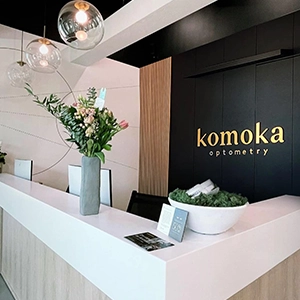 Komoka Interior Reception Signage