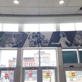Above doorway signage for event and concert centre