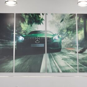 Wall graphics for Mercedes of London